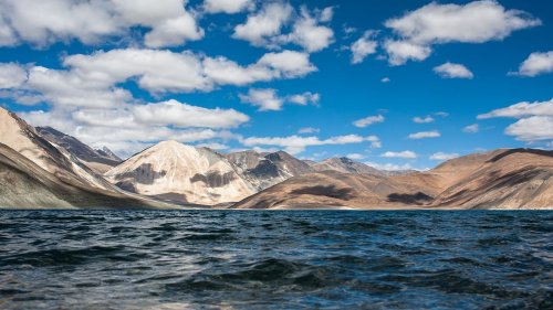 East of LAC, China builds new bridge on Pangong Tso