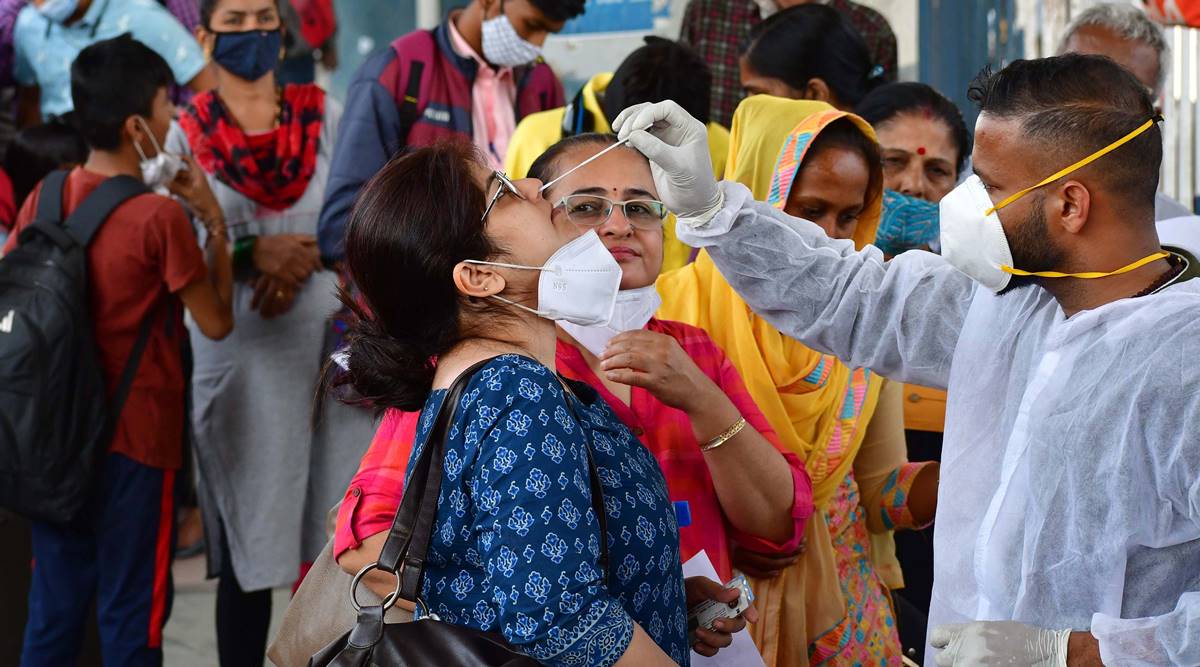 Coronavirus Omicron Live: India reports 2.09 lakh new Covid-19 cases, number lower than Sunday’s