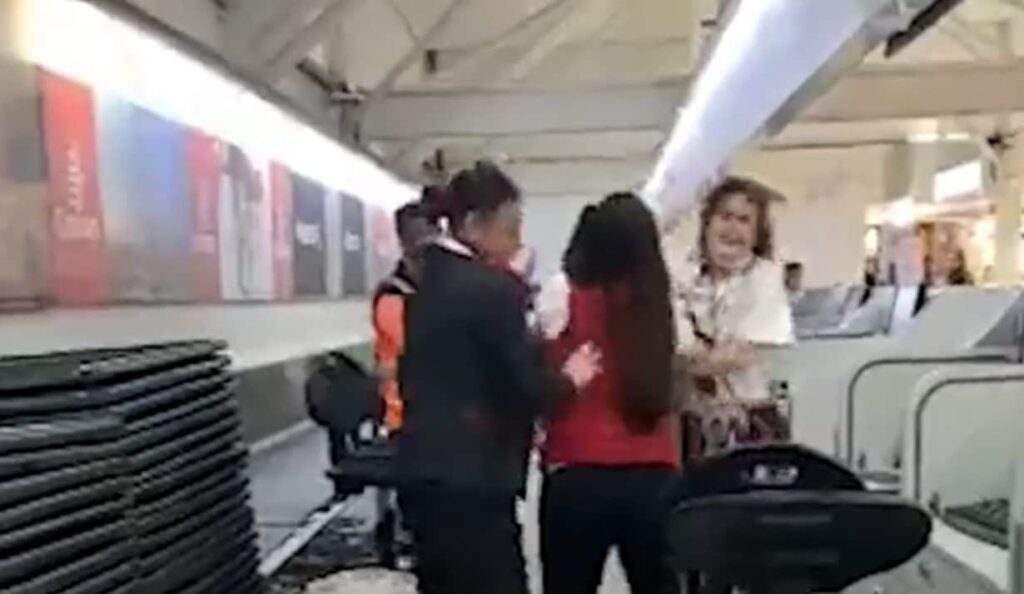 On Camera, Woman Punches Emirates Airline Employee After Missing Flight At Mexico City Airport