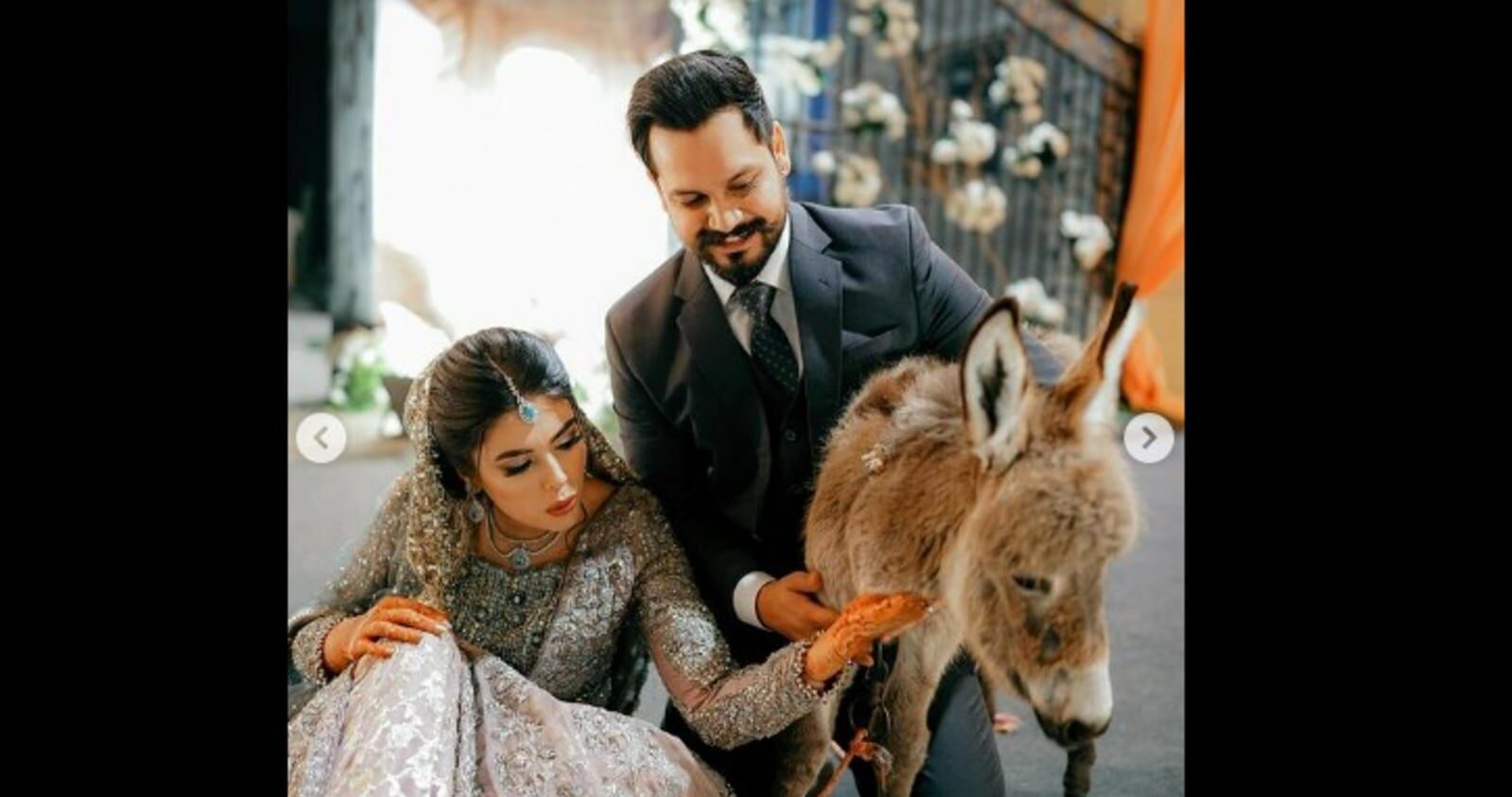 Pakistani groom gifts his bride a donkey, the reason will melt your heart