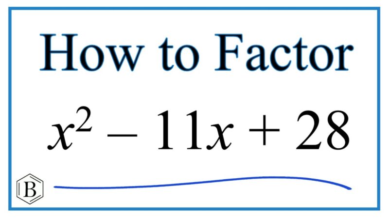 x²-11x+28=0