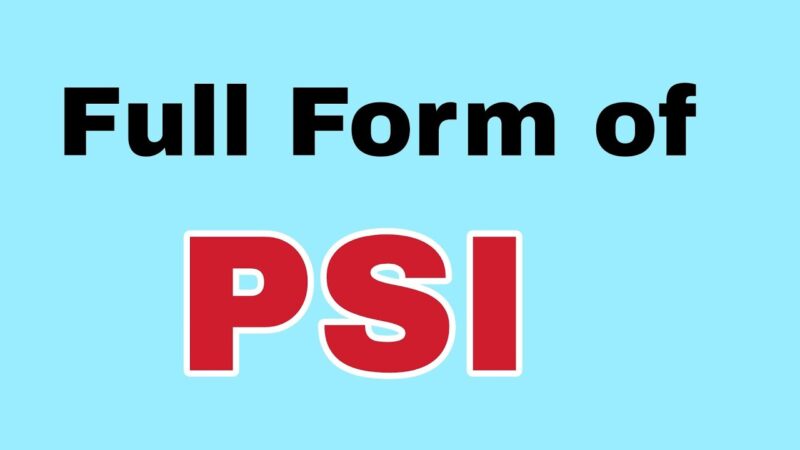 PSI Full Form